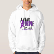 I Wear Purple For ME 10 Epilepsy Hoodie