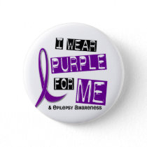 I Wear Purple For Me 37 Epilepsy Pinback Button