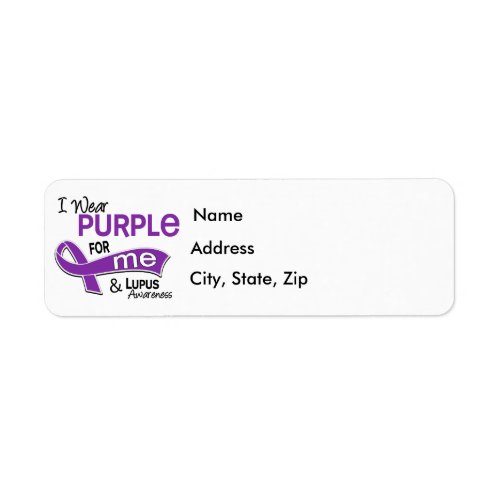 I Wear Purple For Me 42 Lupus Label