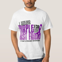 I Wear Purple For My Best Friend 6 Crohn’s Disease T-Shirt