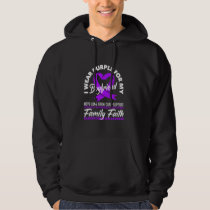 I Wear Purple For My Boyfriend Sarcoidosis Awarene Hoodie
