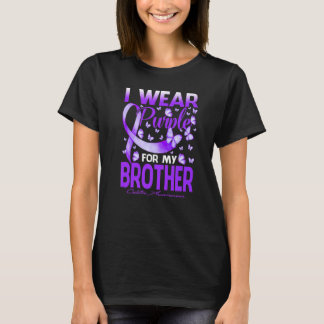 I Wear Purple For My Brother Colitis Awareness But T-Shirt
