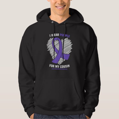 I Wear Purple For My Cousin Chiari Malformation Aw Hoodie