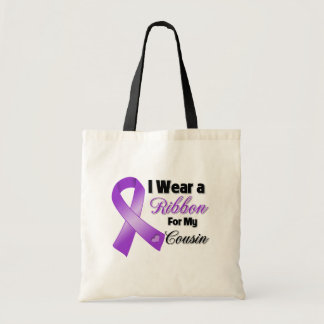 I Wear Purple For My Cousin Tote Bag