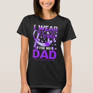 I Wear Purple For My Dad Crohn's And Colitis Aware T-Shirt