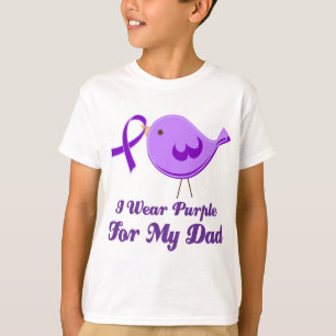 I Wear Purple For My Dad T-Shirt