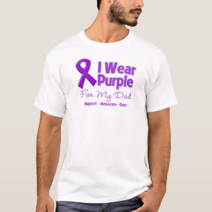 I Wear Purple For My Dad T-Shirt