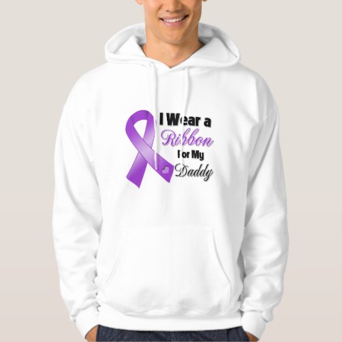 I Wear Purple For My Daddypng Hoodie