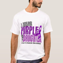 I Wear Purple For My Daughter 6 Crohn’s Disease T-Shirt