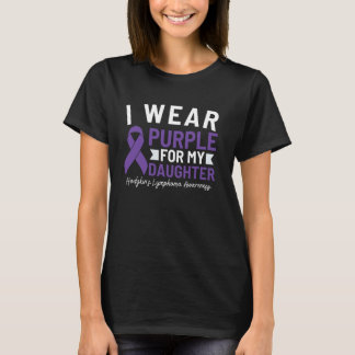 I Wear Purple For My Daughter Hodgkin's Lymphoma A T-Shirt