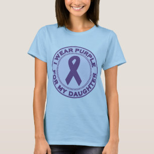 I Wear Purple For My Daughter T-Shirt
