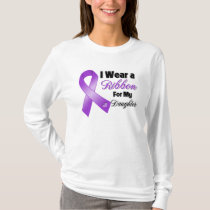 I Wear Purple For My Daughter T-Shirt
