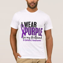 I Wear Purple For My Girlfriend 10 Epilepsy T-Shirt