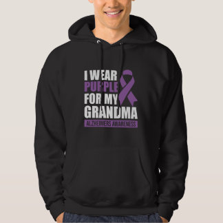 I Wear Purple For My Grandma Alzheimer's Awareness Hoodie