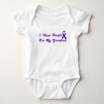 I Wear Purple For My Grandma Baby Bodysuit