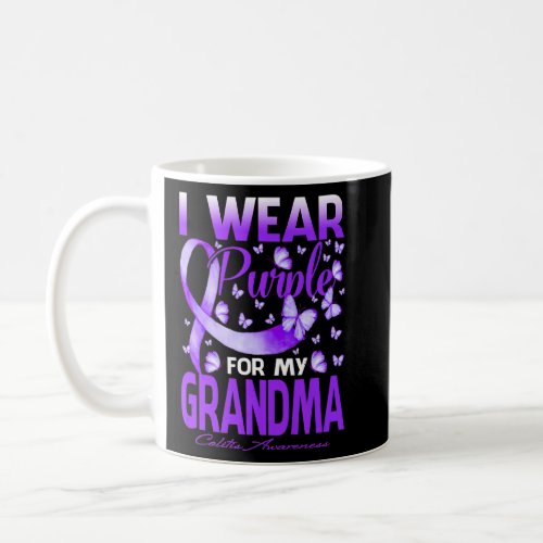 I Wear Purple For My Grandma Colitis Awareness But Coffee Mug
