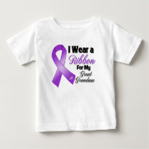 I Wear Purple For My Great-Grandma Baby T-Shirt