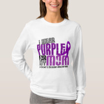 I Wear Purple For My Mom 6 Crohn’s Disease T-Shirt