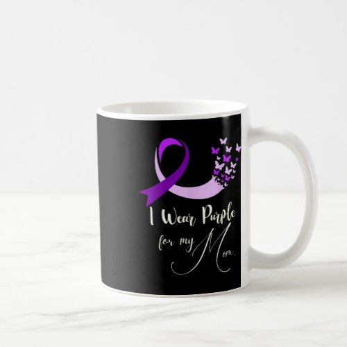 I Wear Purple For My Mom Lupus Awareness Survivor  Coffee Mug