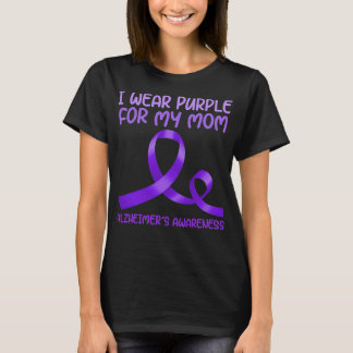 I Wear Purple For My Mom T-Shirt