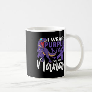 I Wear Purple For My Nana Pancreatic Cancer Awaren Coffee Mug