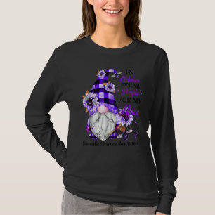 I Wear Purple For My Niece Purple Gnome Domestic V T-Shirt