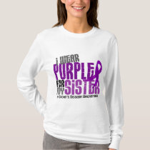 I Wear Purple For My Sister 6 Crohn’s Disease T-Shirt
