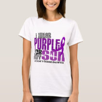 I Wear Purple For My Son 6 Crohn’s Disease T-Shirt
