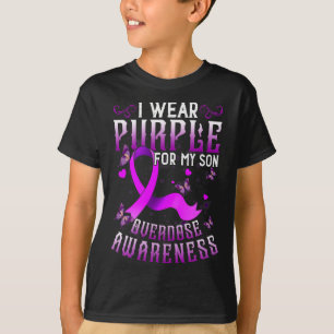 I Wear Purple For My Son for Overdose Awareness 1 T-Shirt