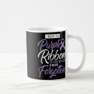 I Wear Purple For My Son International Awareness O Coffee Mug