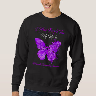 I Wear Purple For My Uncle Hidradenitis Suppurativ Sweatshirt