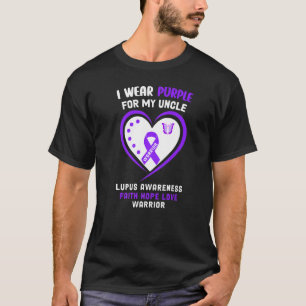 I Wear Purple For My Uncle Lupus Awareness T-Shirt