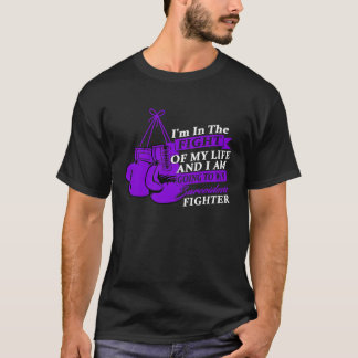 I Wear Purple For Sarcoidosis Awareness Warrior 1 T-Shirt