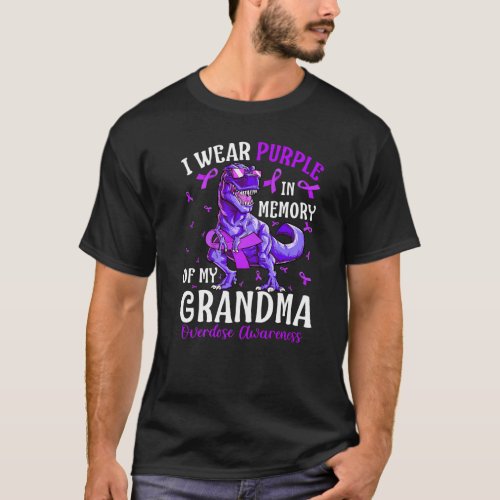 I Wear Purple In Memory Of My Grandma Overdose Awa