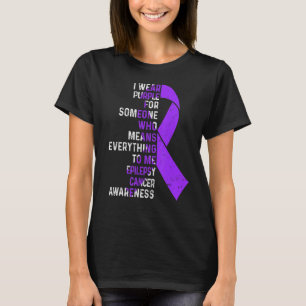I Wear Purple Ribbon Epilepsy Awareness Support Sq T-Shirt