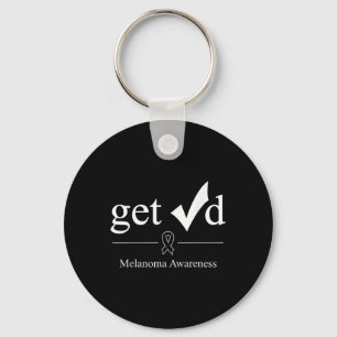 I Wear Red For My Wife Stroke Awareness Survivor W Keychain