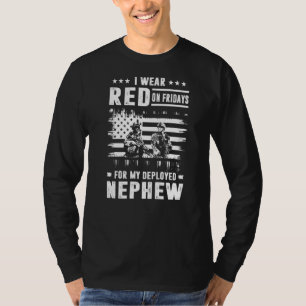 I Wear Red On Friday For My Nephew Support Our Tro T-Shirt