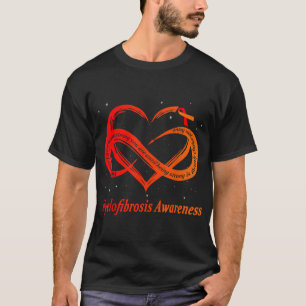I Wear Red & Orange For Myelofibrosis Awareness Wa T-Shirt