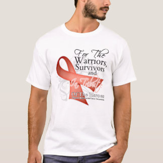 I Wear Ribbon Tribute - Endometrial Cancer T-Shirt