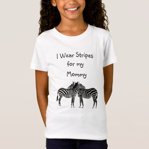 I Wear Stripes for my Mommy EDS Awareness Shirt