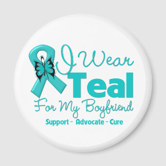 I Wear Teal For My Boyfriend Magnet