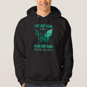 I Wear Teal For My Son Polycystic Ovary Syndrome A Hoodie