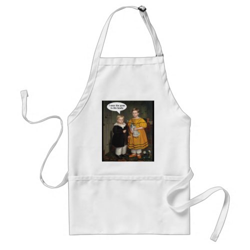 I wear the Pants _ Funny Gay Couple Adult Apron