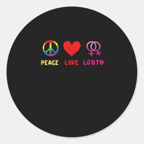 I Wear This For LGBTQ Out And Proud Classic Round Sticker
