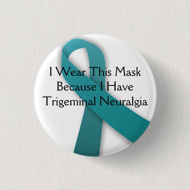 I Wear This Mask Because I Have TN Pinback Button (Front)