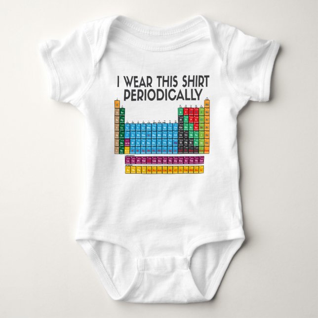 I Wear This Periodically Baby Bodysuit (Front)