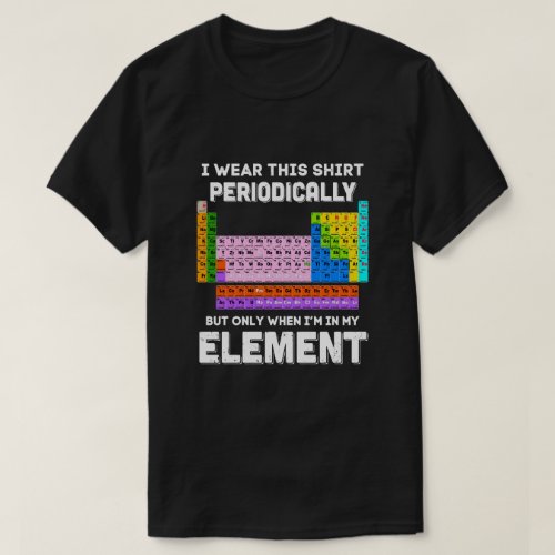 I Wear This Shirt Periodically But Only When Im I