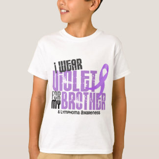 I Wear Violet Brother 6.2 Hodgkin's Lymphoma T-Shirt