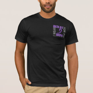 I Wear Violet Wife 46 Hodgkin's Lymphoma T-Shirt