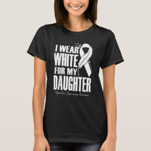 I Wear White For My Daughter Postpartum Depression T-Shirt